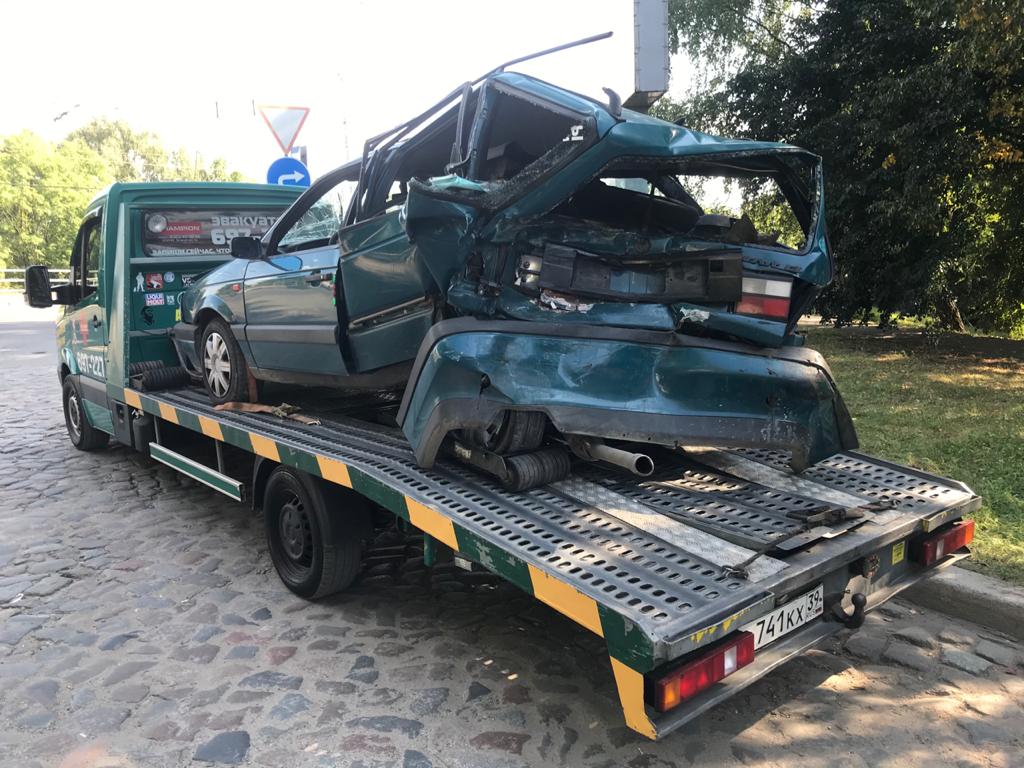 Автомобиль после ДТП